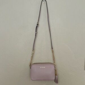 NWT Michael Kors soft pink Camera Bag crossbody